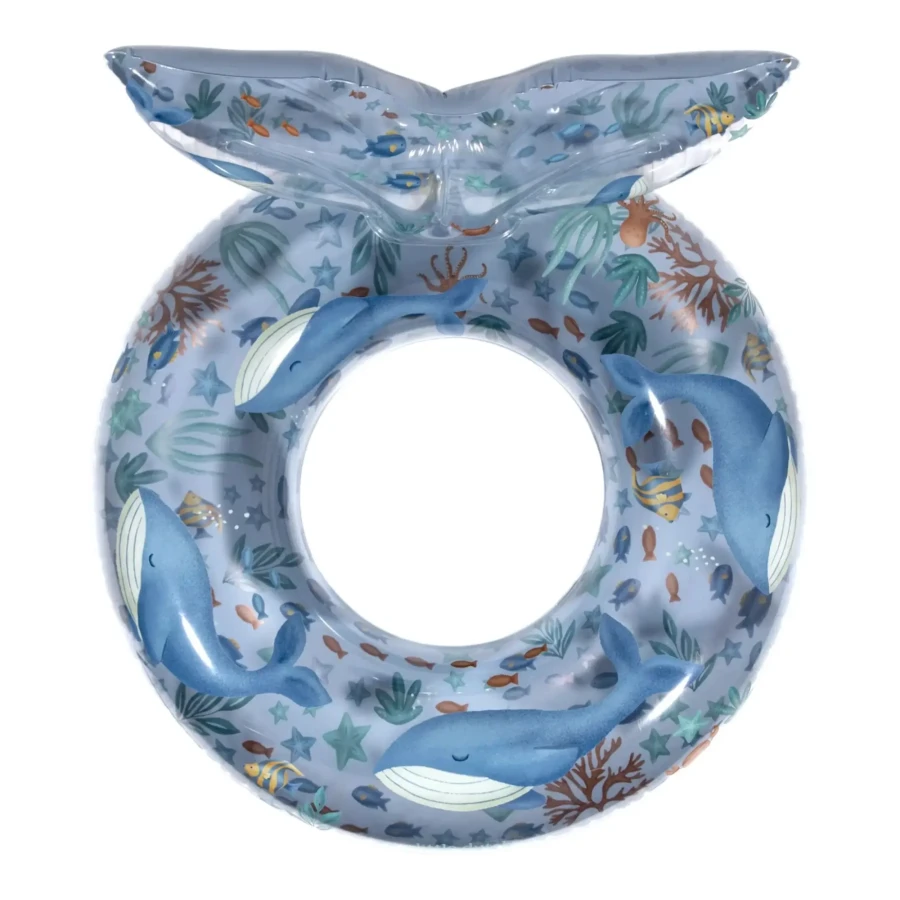 Koło do pływania z ogonem Ocean World 90 cm / Little Dutch