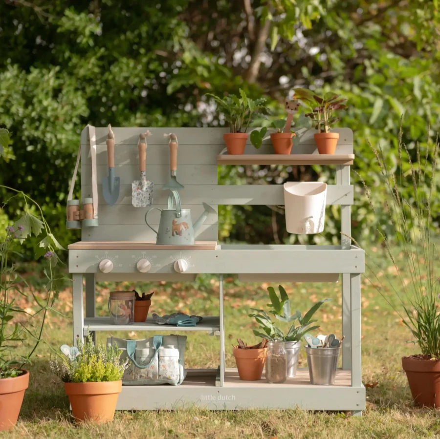 Drewniana kuchnia ogrodowa FSC / Little Dutch