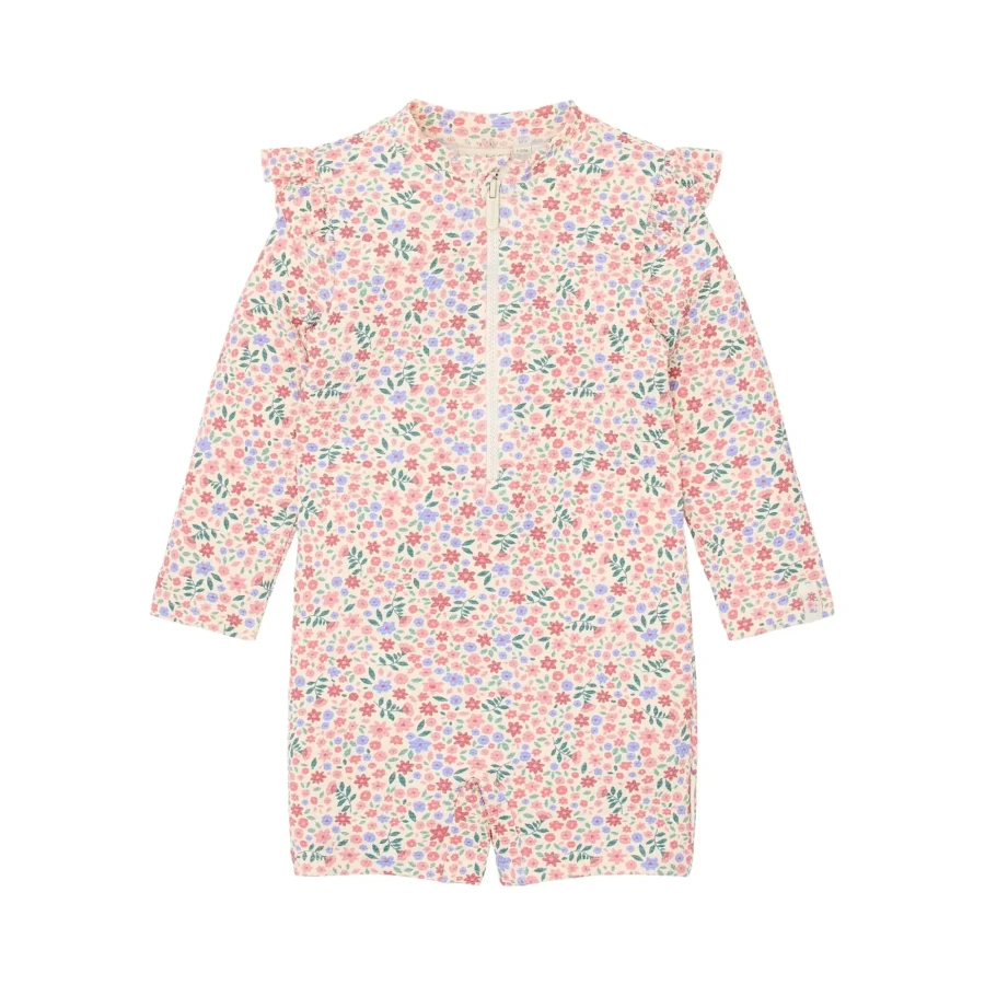 Swimsuit z długim rękawem Dreamy Flowerfield UPF40+ / Little Dutch