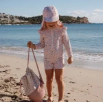 Swimsuit z długim rękawem Dreamy Flowerfield UPF40+ / Little Dutch