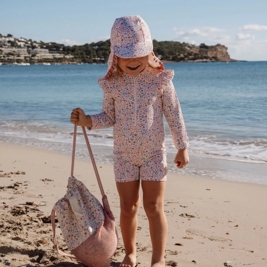 Swimsuit z długim rękawem Dreamy Flowerfield UPF40+ / Little Dutch