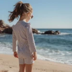 Swimsuit z długim rękawem Dreamy Stripes UPF40+ / Little Dutch