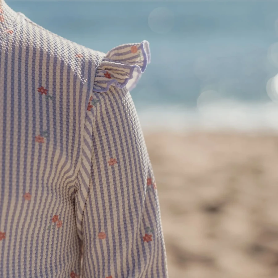 Swimsuit z długim rękawem Dreamy Stripes UPF40+ / Little Dutch