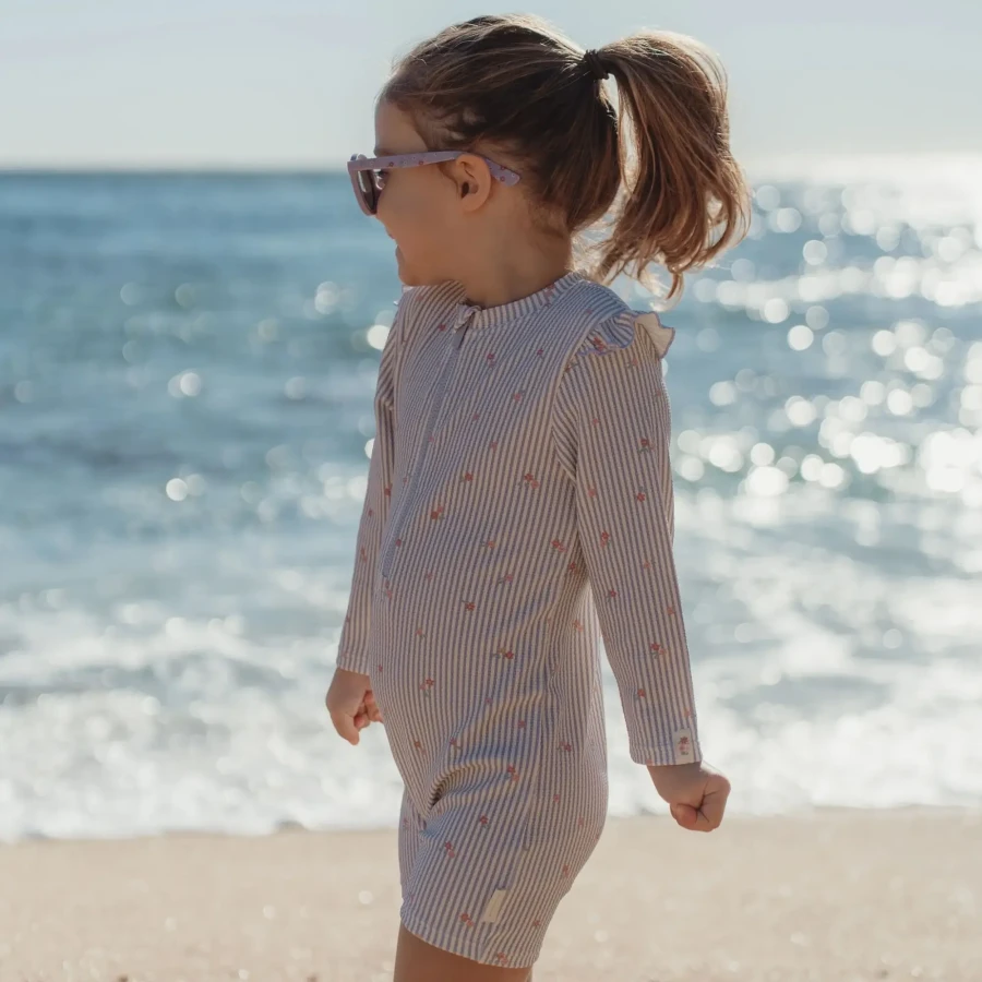 Swimsuit z długim rękawem Dreamy Stripes UPF40+ / Little Dutch
