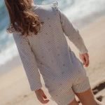 Swimsuit z długim rękawem Dreamy Stripes UPF40+ / Little Dutch