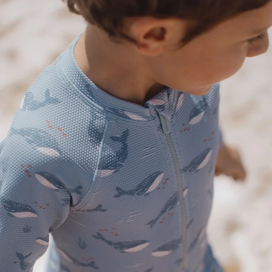 Swimsuit z długim rękawem Ocean Splash UPF40+ / Little Dutch