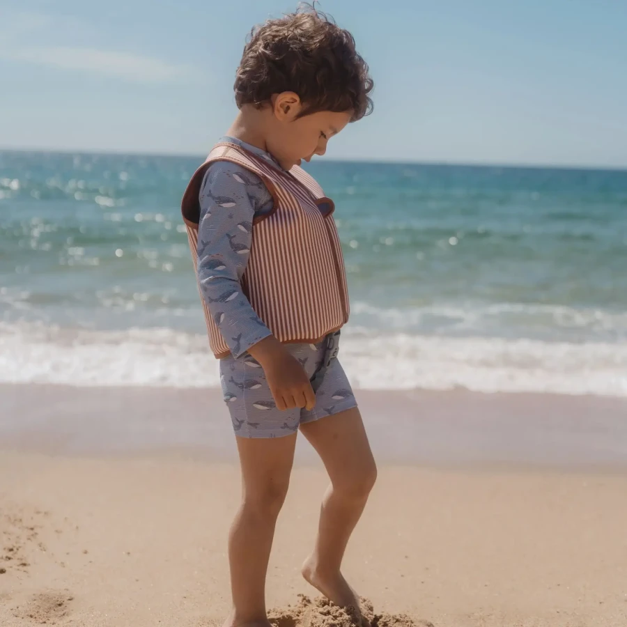 Swimsuit z długim rękawem Ocean Splash UPF40+ / Little Dutch