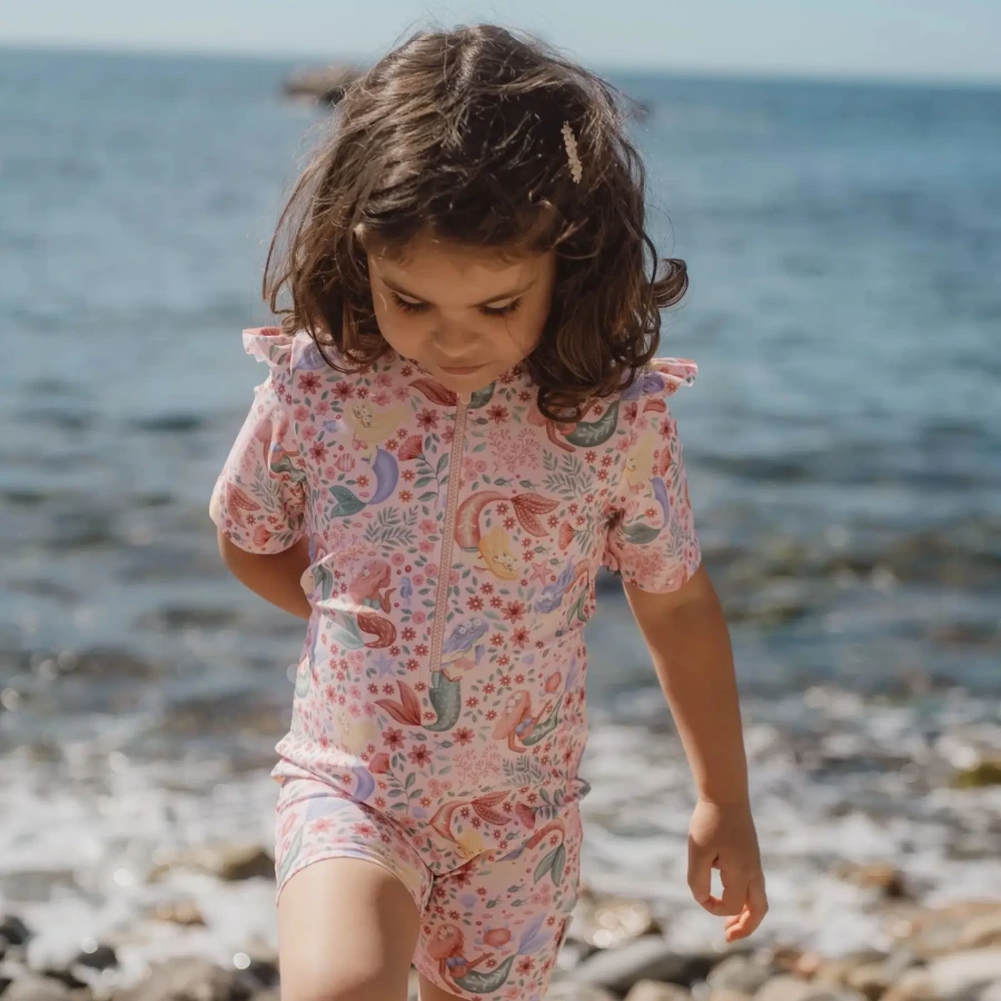 Swimsuit z krótkim rękawem Dreamy Mermaid / Little Dutch