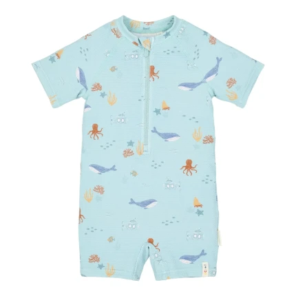 Swimsuit z krótkim rękawem Ocean Friends / Little Dutch