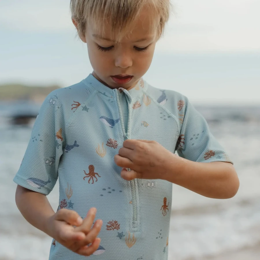 Swimsuit z krótkim rękawem Ocean Friends / Little Dutch