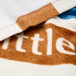 Ręcznik plażowy World Brown Stripe 60x120 cm / Little Dutch