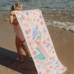 Ręcznik plażowy Dreamy Mermaid Multicolour 60x120 cm / Little Dutch