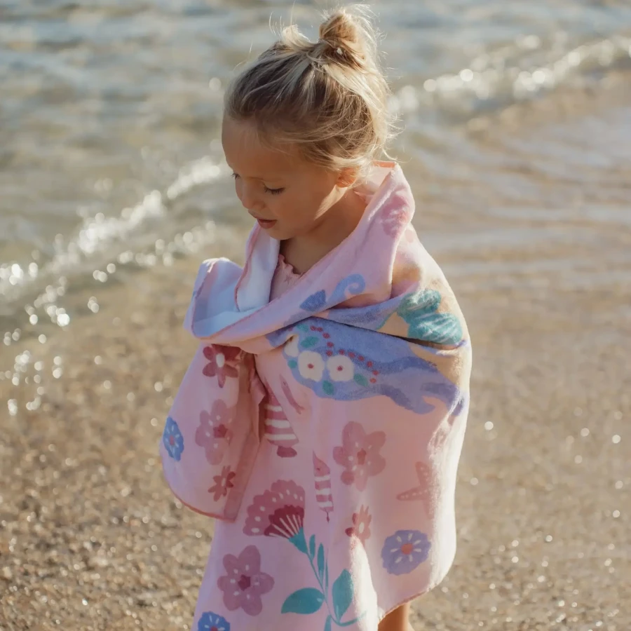 Ręcznik plażowy Dreamy Mermaid Multicolour 60x120 cm / Little Dutch
