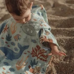 Poncho kąpielowe Ocean World Multicolour / Little Dutch