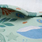 Poncho kąpielowe Ocean World Multicolour / Little Dutch