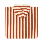 Poncho kąpielowe Ocean World Brown Stripe / Little Dutch