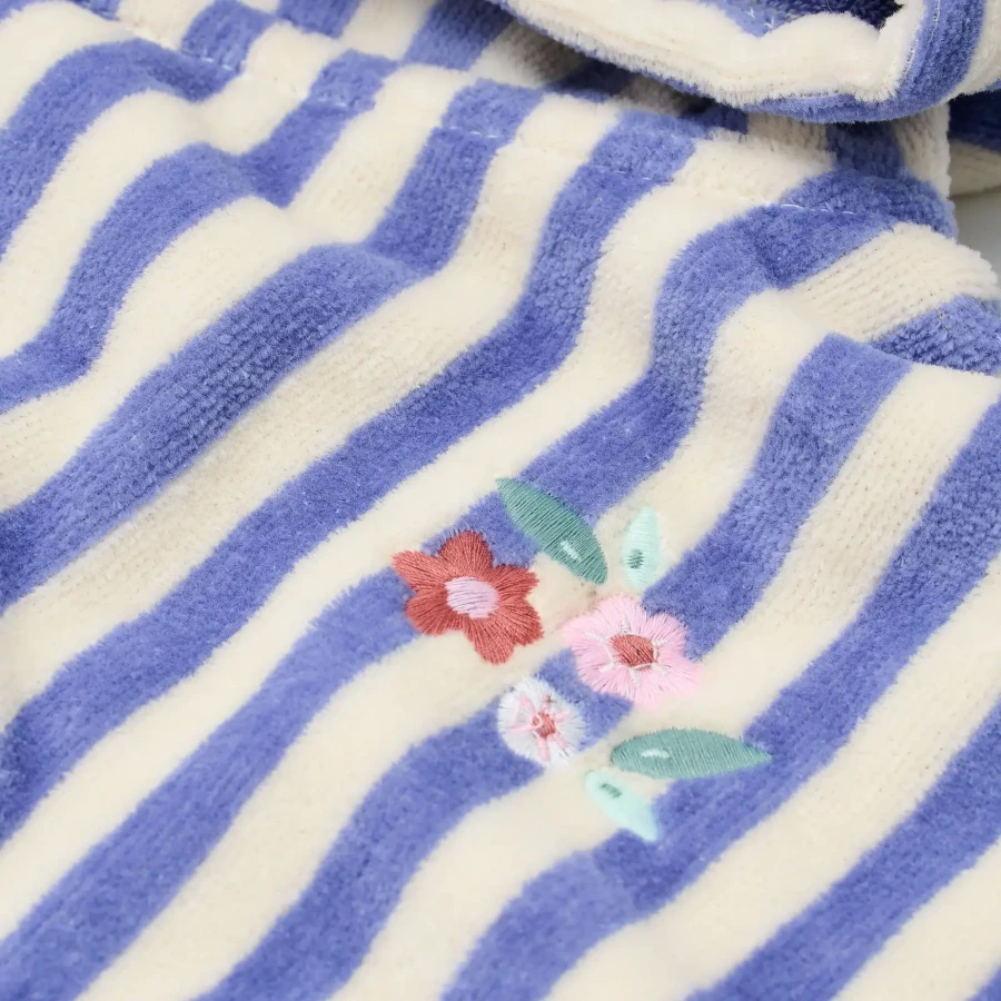 Poncho kąpielowe Dreamy Purple Stripe / Little Dutch