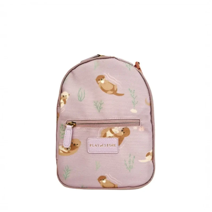 Plecak termiczny na lunch - Otter, lilac / Play&Store