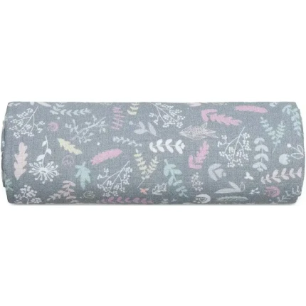 Otulacz muślinowy BOTANIC GREY 100x120 / Pink no More