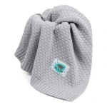 Kocyk BUBBLE grey / Pink no More