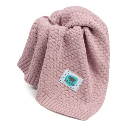 Kocyk BUBBLE dusty pink / Pink no More