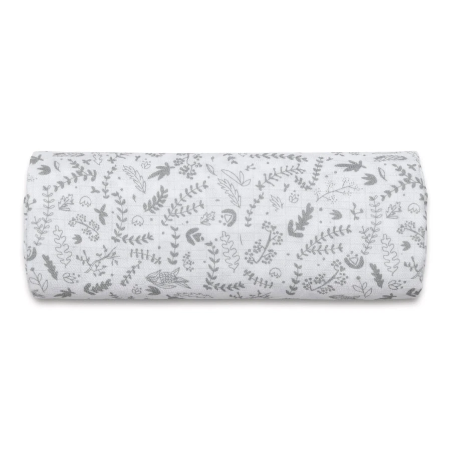 Otulacz muślinowy BOTANIC 100x120 / Pink no More