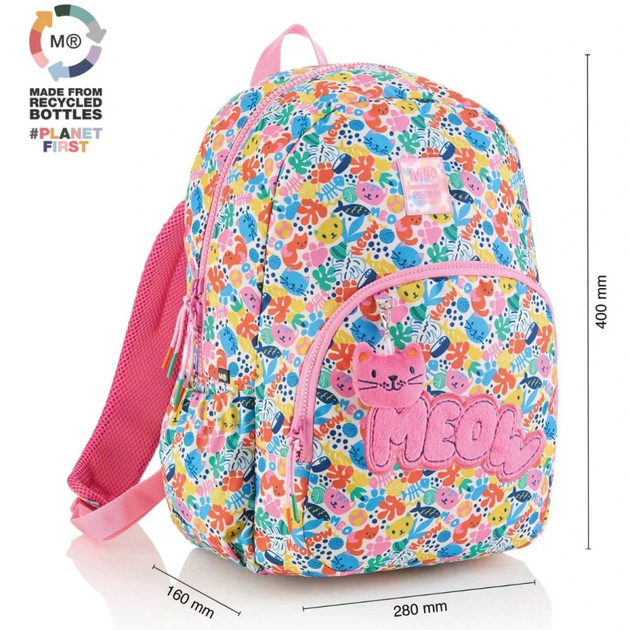 Plecak dwukomorowy Roma Matisse Cat, 24L / Miquelrius