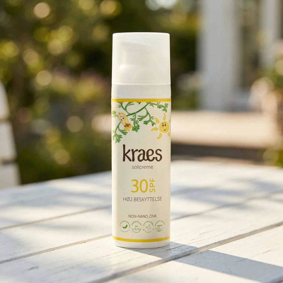 Naturalny krem przeciwsłoneczny SPF 30, 125ml / Kraes