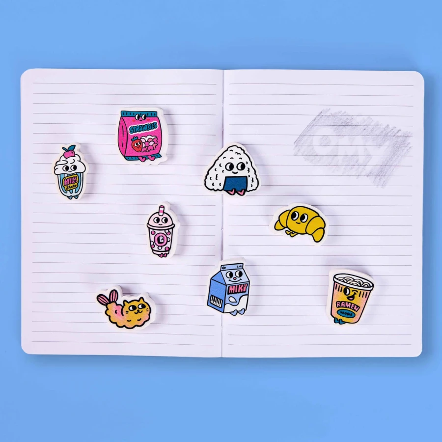 Pachnące gumki do ścierania BUDDIES, różne wzory, 1szt. / OMY