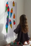 Wielofunkcyjna naklejka ścienna - łuk MAT / Tiny A'Wall