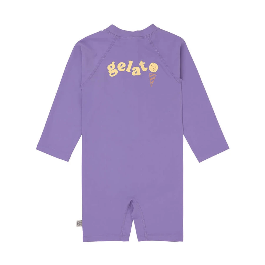 Kombinezon do pływania z długim rękawem UV60 Splash & Fun - Ice cream Purple / Lassig
