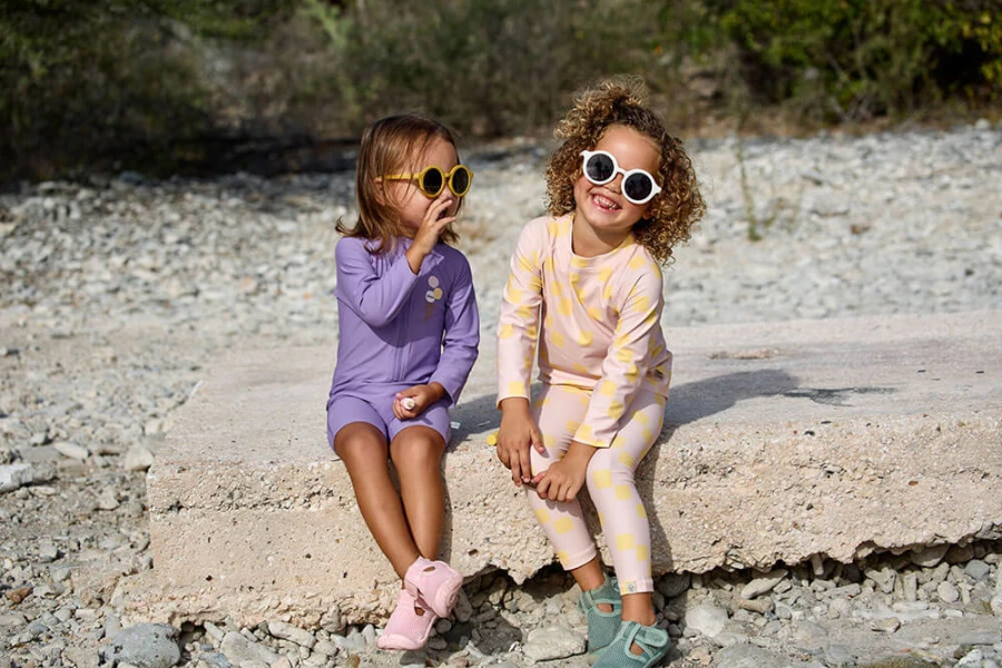 Kombinezon do pływania z długim rękawem UV60 Splash & Fun - Ice cream Purple / Lassig