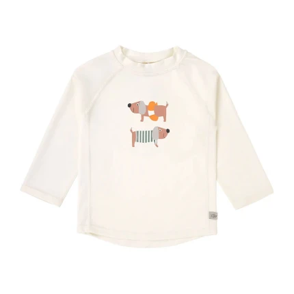 Koszulka do pływania z długim rękawem przeciwsłoneczna UV60 Splash & Fun Beach Dog - Sea Salt / Lassig
