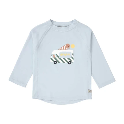 Koszulka do pływania z długim rękawem przeciwsłoneczna UV60 Splash & Fun Ice Cream Truck - illusion blue / Lassig