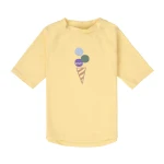 Koszulka do pływania z krótkim rękawem przeciwsłoneczna UV60 Splash & Fun Ice Cream - Pale yellow / Lassig