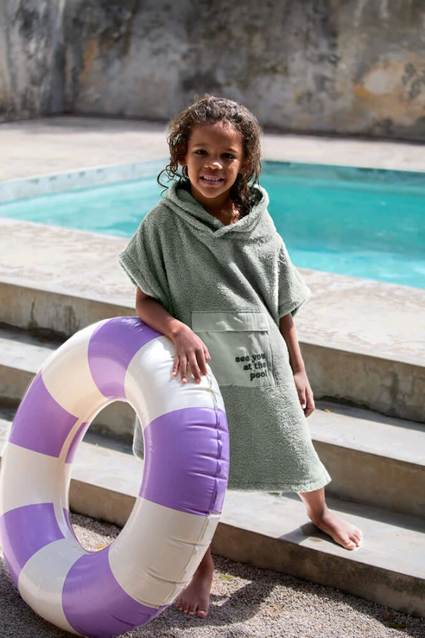 Ponczo kąpielowe Terry Surf - green / Lassig