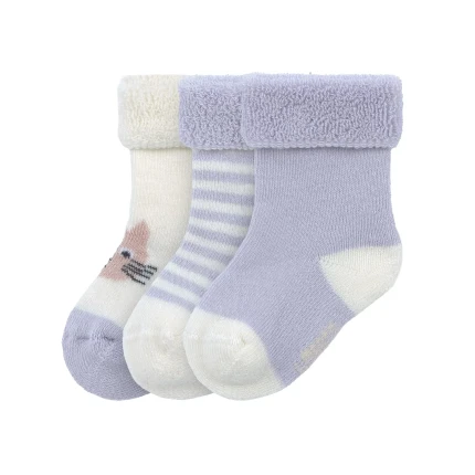 Skarpetki dziecięce frotte GOTS - Cat / Lassig