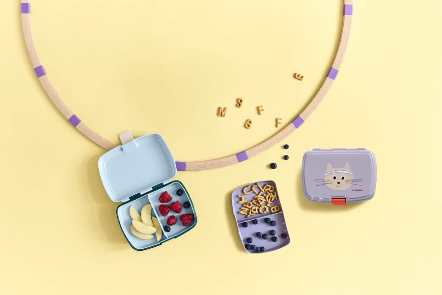 Lunchbox z wkładką Tiny Team - Cat / Lassig