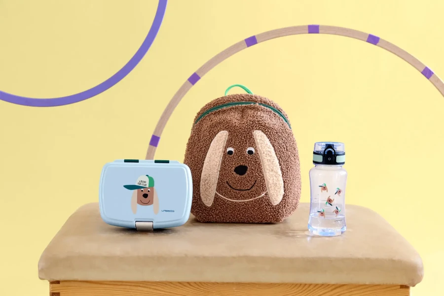 Butelka, bidon tritanowy Tiny Team - Dog, 420ml / Lassig