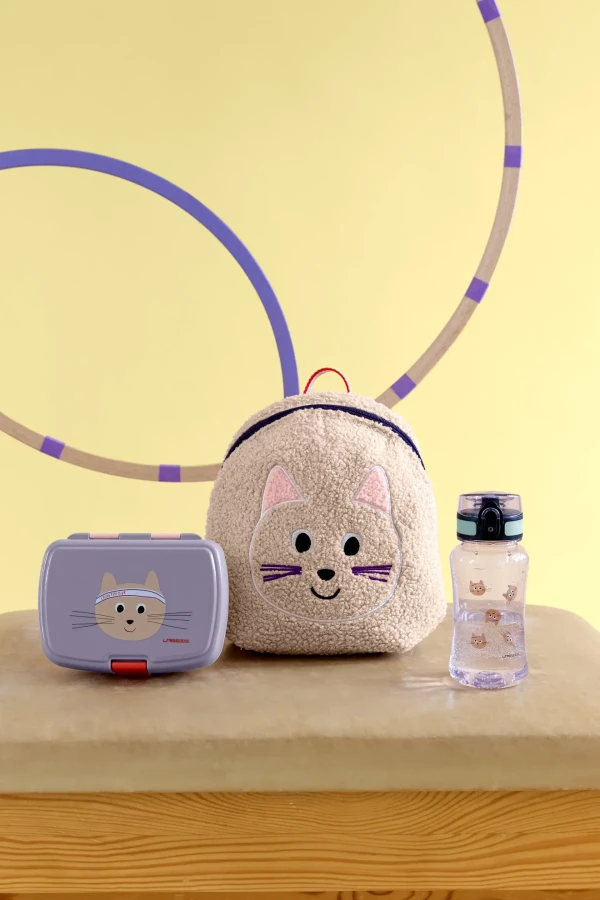 Butelka, bidon tritanowy Tiny Team - Cat, 420ml / Lassig