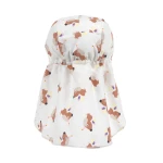 Kapelusz z filtrem UV80 z ochroną karku Splash & Fun Ice Cream Dog - sea salt / Lassig