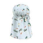 Kapelusz z filtrem UV80 z ochroną karku Splash & Fun Ice Cream Truck - illusion blue / Lassig