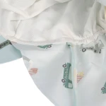 Kapelusz z filtrem UV80 z ochroną karku Splash & Fun Ice Cream Truck - illusion blue / Lassig