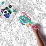 Gigantyczna kolorowanka 100x70 - GOAL / OMY