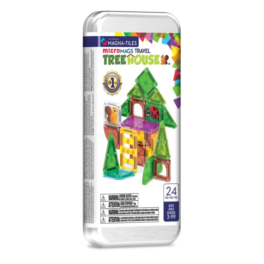 Klocki Magnetyczne Travel Treehouse 24 el. / Magna-Tiles