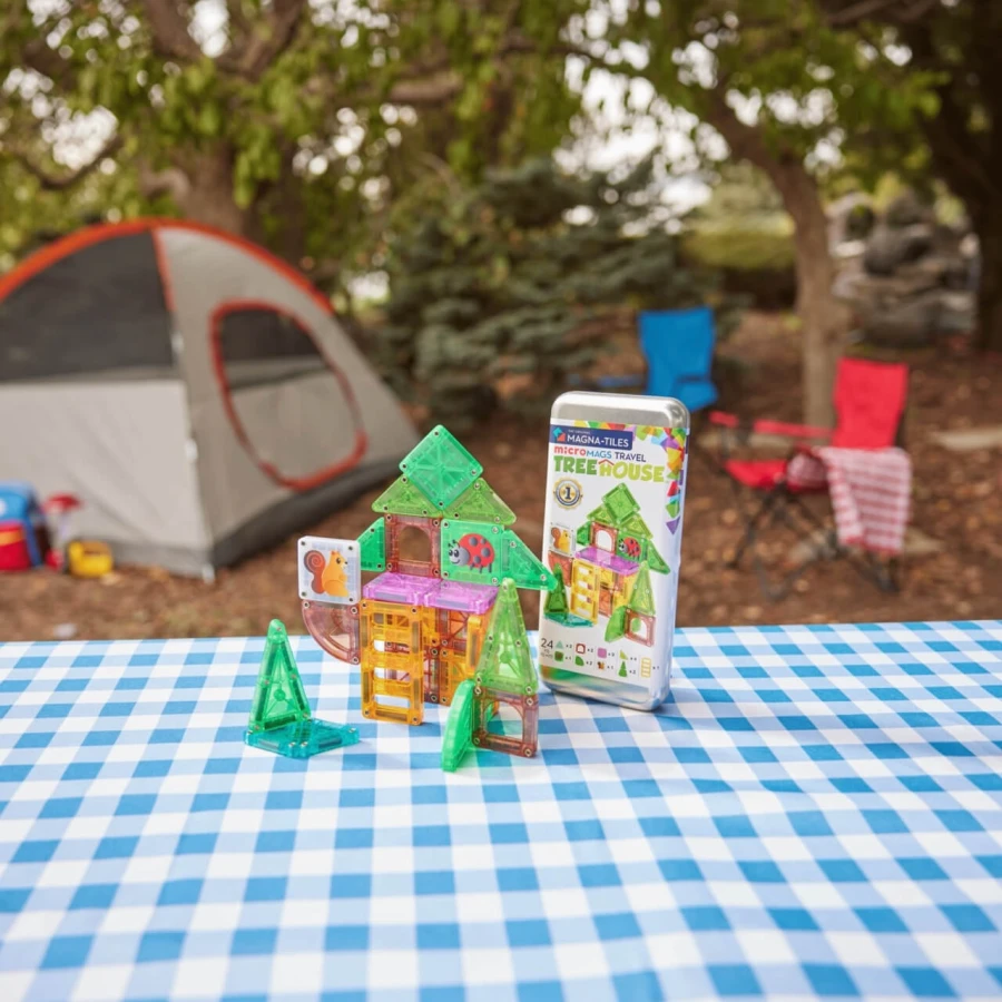Klocki Magnetyczne Travel Treehouse 24 el. / Magna-Tiles