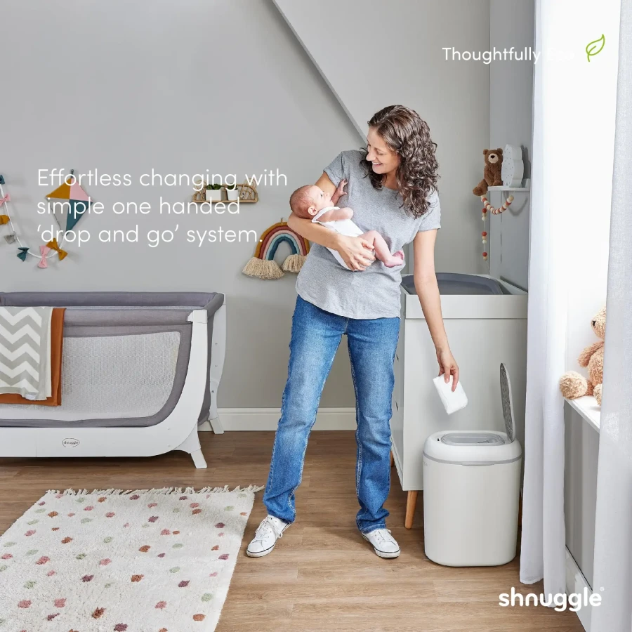 Kosz na pieluchy Eco-Touch Taupe / Shnuggle