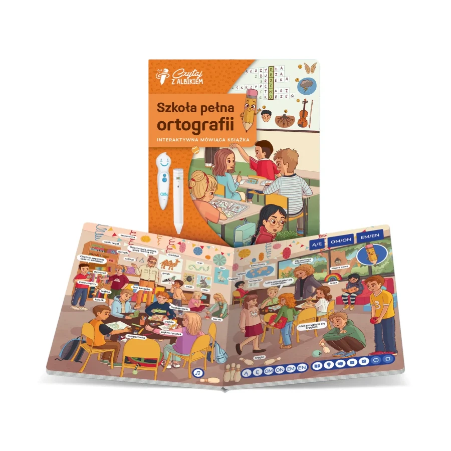 Książka Szkoła pełna ortografii 6+ / Czytaj z Albikiem