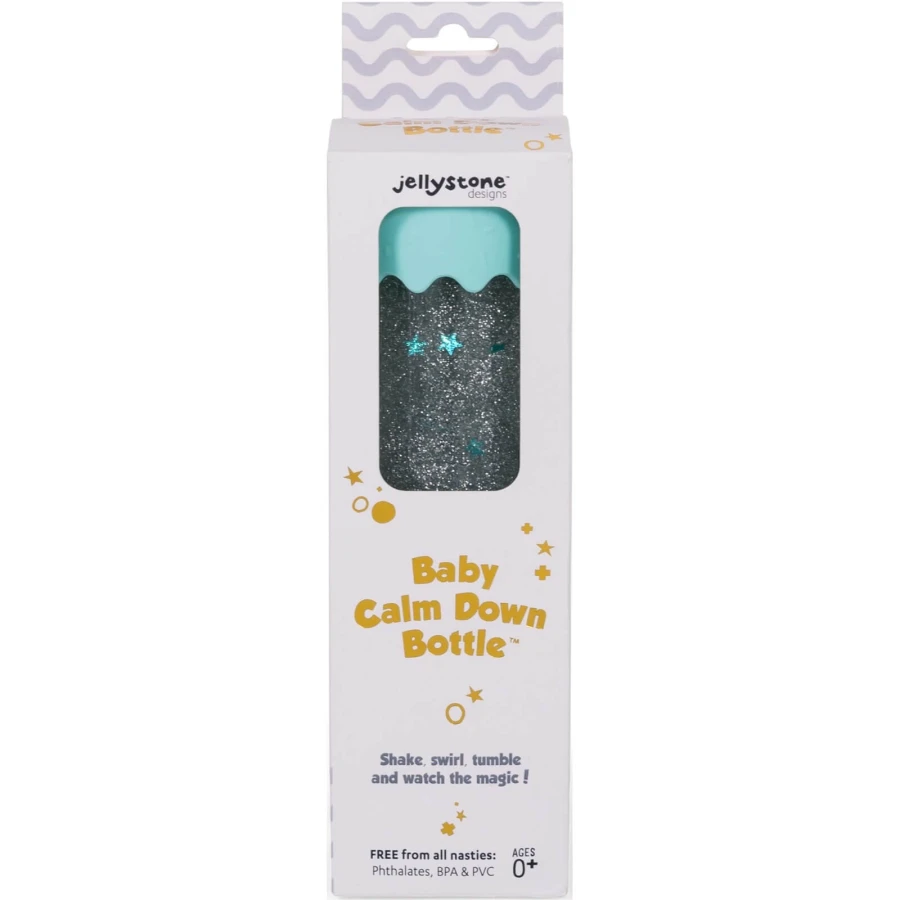 Sensoryczna butelka dla niemowląt SOFT MINT / Jellystone