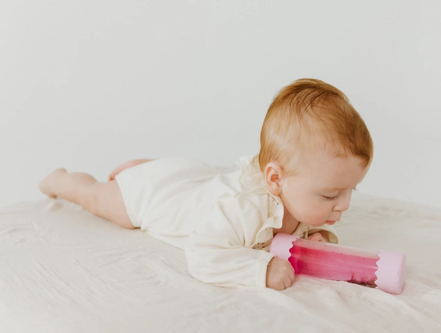 Sensoryczna butelka dla niemowląt SOFT PINK / Jellystone